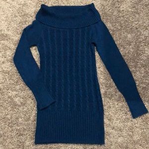 Navy Blue Sweater Dress